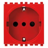 2P+E 16A P30 outlet red