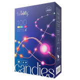 Twinkly Candies – 100 Pearl-shaped RGB LEDs, Green Wire, USB-C
