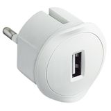 USB ADAPTOR WHITE 1.5A 7.5W