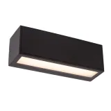 Lucide SUTTON - Wall Lamp Indoor/Outdoor - LED Dimming. - 1x2W 2850K/3150K - IP54 - Black