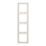 4-gang frame, Ivory LS984W