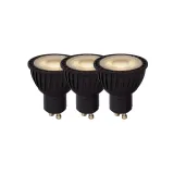 Bulb LED 3xGU10/5W Dimmable 320LM 3000K Black