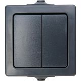 Series switch, NAUTIC, colour: anthracit