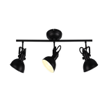 Gina spotlight 3-pc E14 matt black