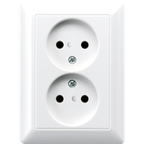 2G Schuko socket AS5010KIUWW