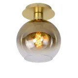 Lucide MARIUS - Flush ceiling light - 1xE27 - Matt Gold / Brass