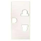 N2138 BL Socket outlet EU/US 2P+E White - Zenit