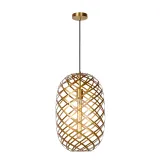 WOLFRAM Pendant  E27 O 32cm Sandy Gold