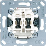 2-gang switch insert 1-pole, 1-way 505U5