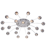 Bullet LED ceiling lamp chrome