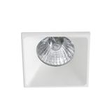 NEON WHITE RECESSED LAMP 1XGU10 SQUARE