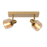 Lucide BJORN - Ceiling spotlight - 2xE14 - Matt Gold / Brass