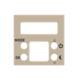 N2240.5 CV Cover plate for digital thermostat- 2M - Champagne