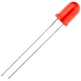 5 Single Led 1.7V 20mA DC Diffused Red 30Khrs