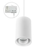 CHLOE GU10 SPOT SURFACE MOUNTED GU10 250V IP20 80x130mmWHITE round adjustable TRACK