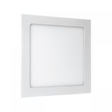 ALGINE  ECO LED SQUARE  230V 12W IP20  CW CEILING PANEL white frame