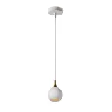 Lucide FAVORI - Pendant light - Ø 9 cm - 1xGU10 - White