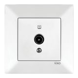 Meridian White TV Socket Unresisting