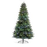 6FT Regal Tree (435 Twinkly app-controlled RGB LED lights), Plug C