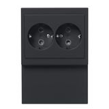 402EL-885 Socket outlet Black - Impressivo