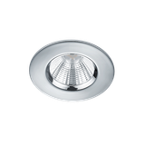 Zenia H2O LED recessed spotlight 8,5 cm chrome