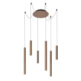 LORENZ Pendant  LED  6x4W Satin Copper