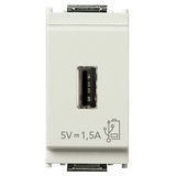 USB supply unit 5V 1,5A 1M white