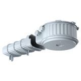 Installation housing, HaloX® 180 w. front part magn. holder + tunnel 325