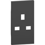 L.NOW - BS socket cover 2M black