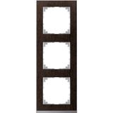 M-Pure Decor 3-gang frame Wenge