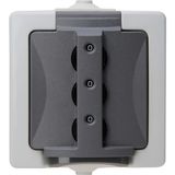 NAUTIC Surface mount socket outlet with