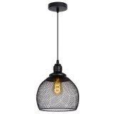 MESH Pendant E27 O22cm H 20cm Black