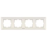 Arkedia Accessory Beige Four Gang Frame