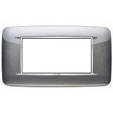 Round plate 4M Bright Atlantic grey