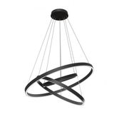 Modern Rim Pendant Lamp Black