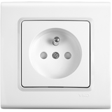 Linnera-Rollina Q C Child Protected UPS Socket Beige