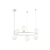 Modern Ring Pendant Lamp White