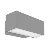 Wall fixture IP66 Afrodita LED 300mm Double Emission LED 39W LED warm-white 3000K ON-OFF Grey 3288lm