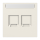 Centre plate for MJ f. 2 sockets LS1969-2NAAT