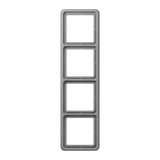 4-gang frame, grey CD584GR