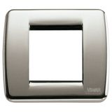 Rondò plate 1-2M metal brushed nickel