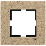 Novella Accessory Corian - Sandstone One Gang Frame