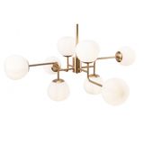 Modern Erich Chandelier Brass