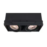 Lucide TRIMLESS - Recessed spotlight - 2xGU10 - Black