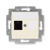 5014H-A51017 17W Data / Telecommunication / Antenna Data connection 2 gang cream white (electro white) - Levit