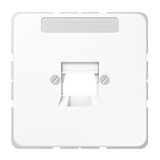 Center plate w. shutter f. mod. jack CD569-15NWEWW