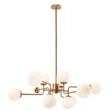 Modern Erich Chandelier Brass