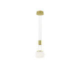 Madison LED pendant 1-pc matt brass