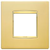 Classic plate 2MBS Galvan.satin gold