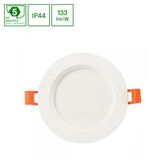 DURE 3 MAX DOWNLIGHT 12W WW 230V 110DEG IP44 IK06 FI140x30 WHITE ROUND 5 YEARS WARRANTY